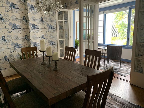 Dining room on first floor