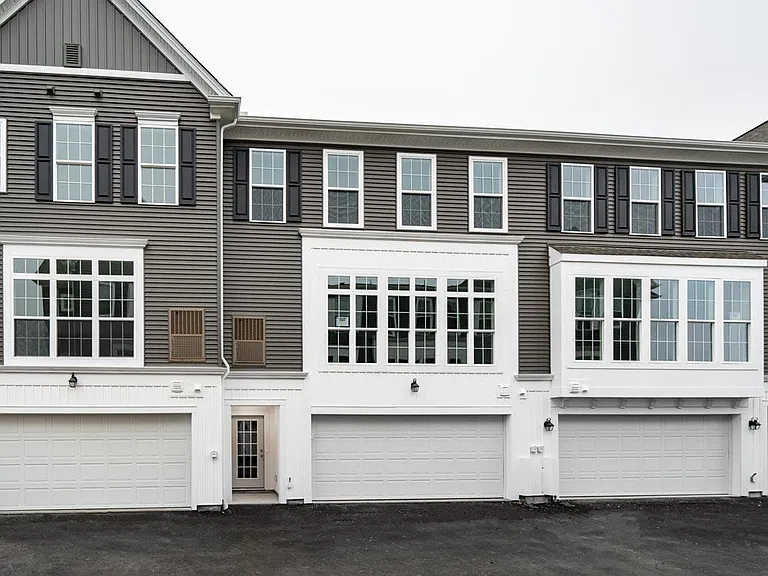 Entrance with 2 car attached garage