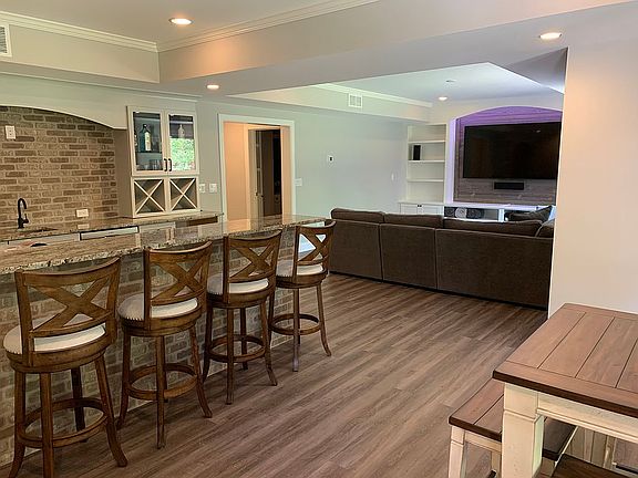 Finished terrace level