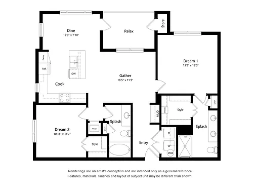 Floor plan B2