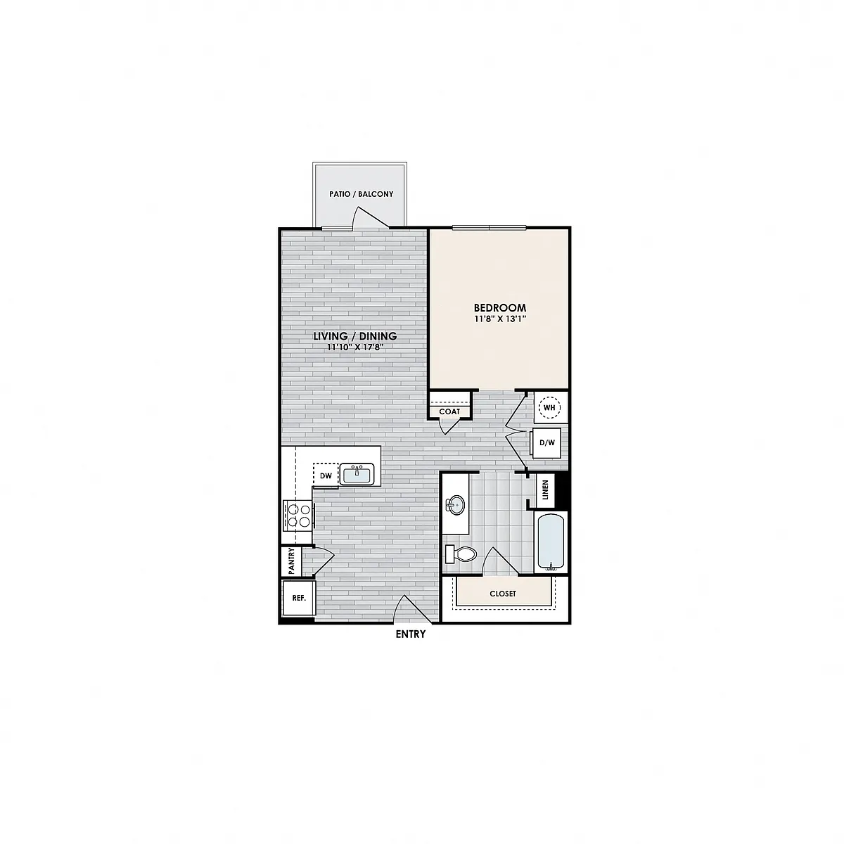 Floor plan A1E