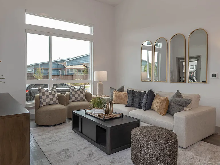 Living Room with Hard Surface Flooring