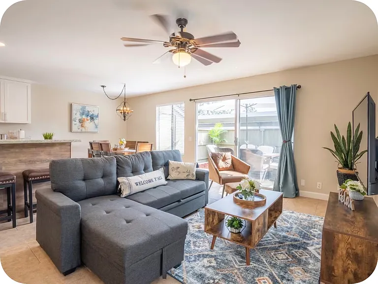 Fully Furnished, new sofas, tables, TV,