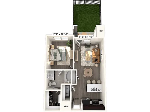Floor plan A1-Yard