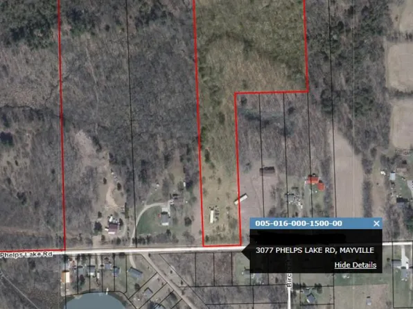 3077 Phelps Lake Rd, Mayville, MI 48744