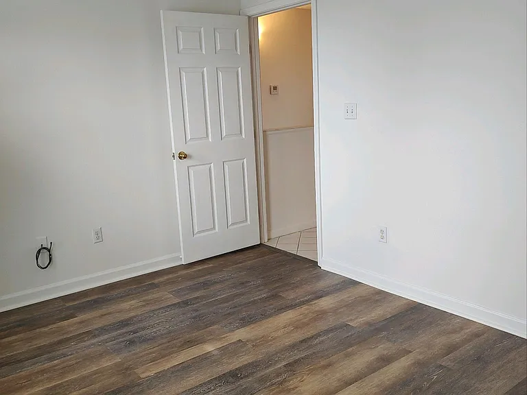 Upstairs Master Bedroom with new hardwood floors.