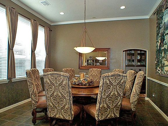 formal dining - this table is 82" diameter!