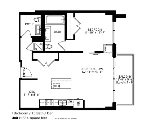Floor plan H