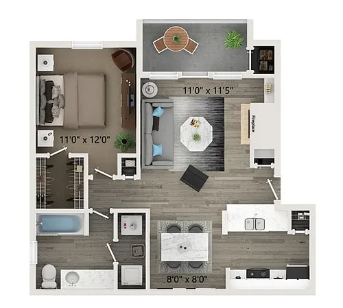 Floor plan A1