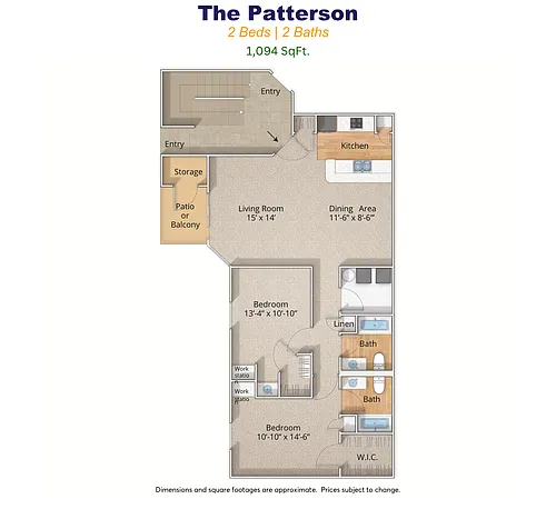 Floor plan The Patterson
