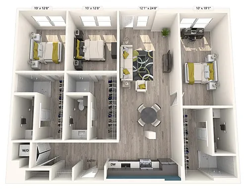 Floor plan 204