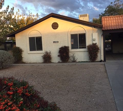 Front from road