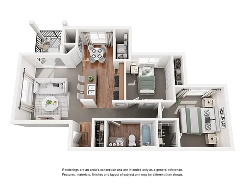 Floor plan Riverbend B