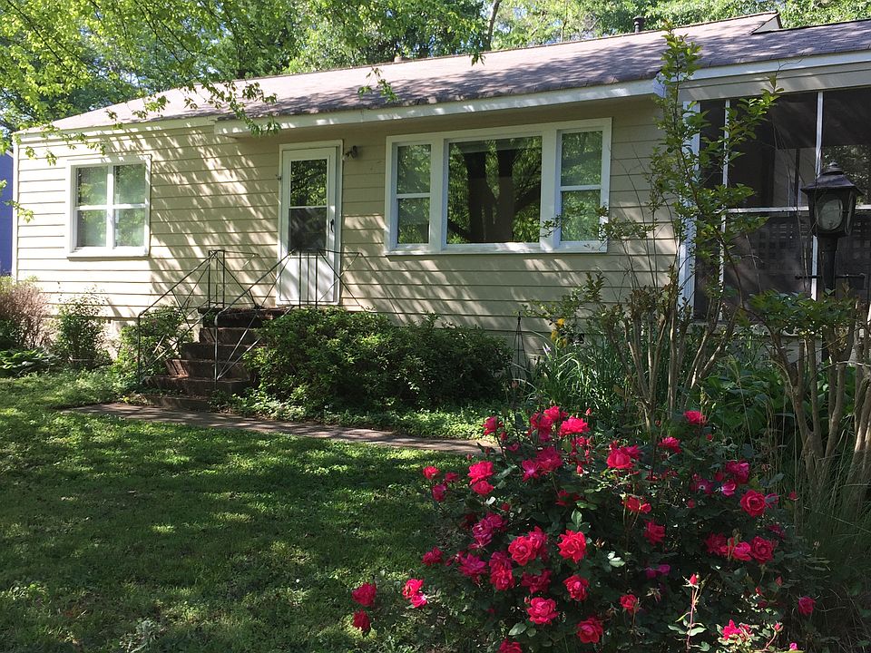 front yard and house