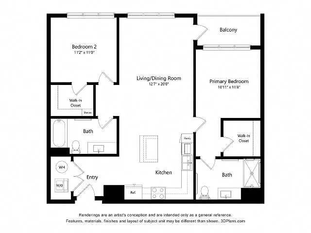 Floor plan 2A-Alt2