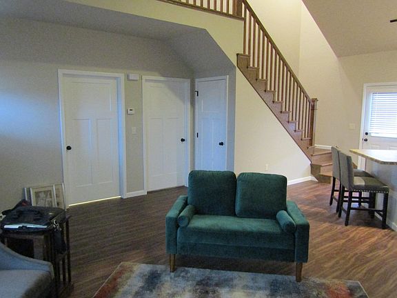 Open stairway! Plank flooring!