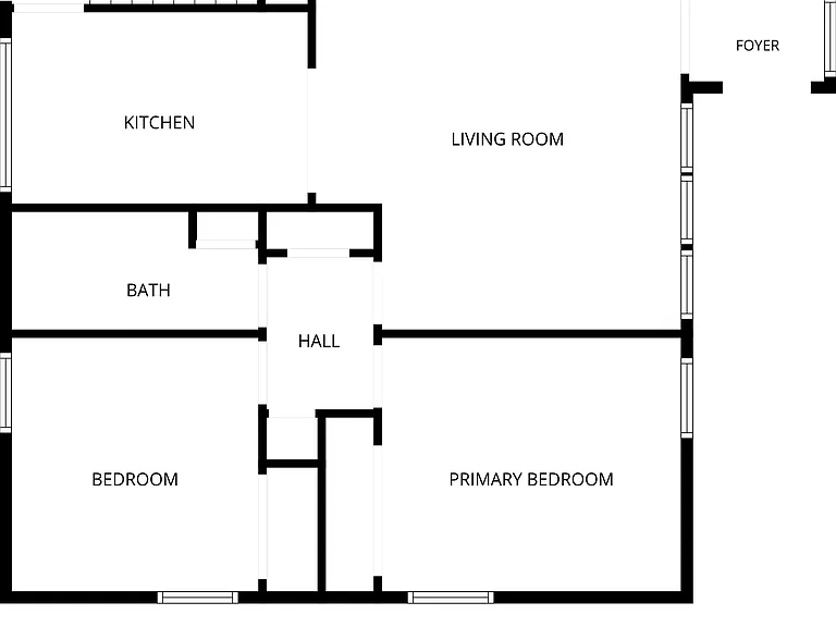 Main level floorplan