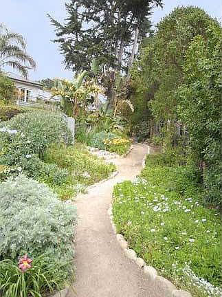 private path to beach