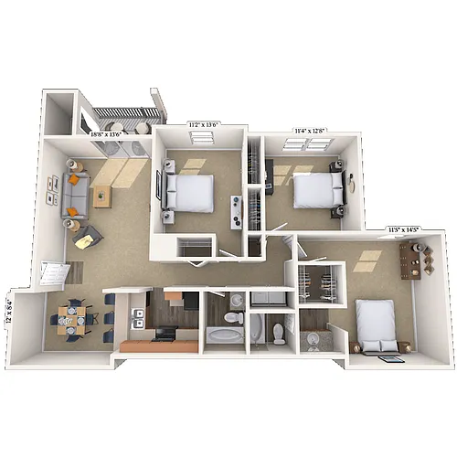 Floor plan 32B