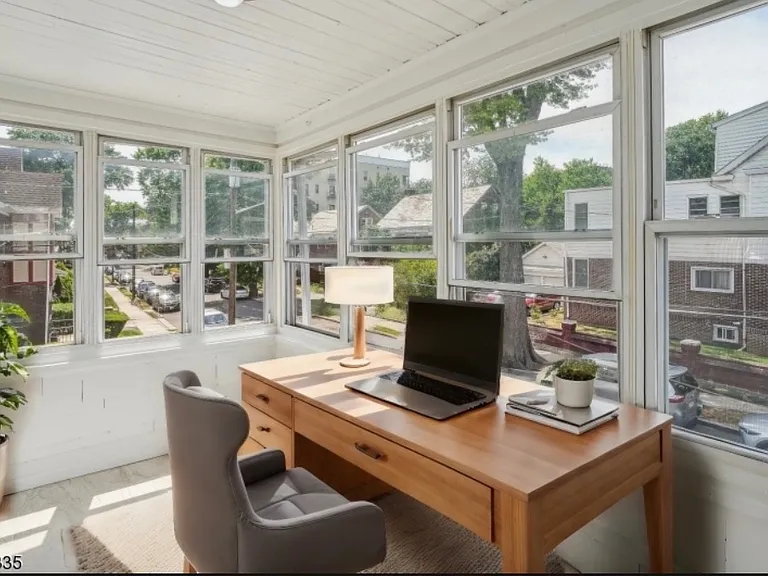 Virtually Staged Den/ Office