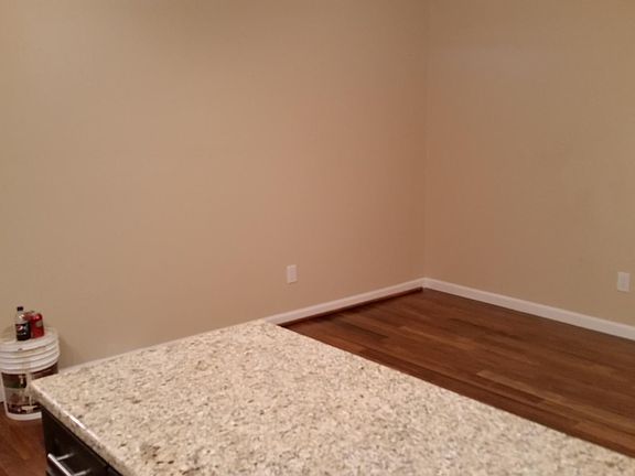 Living area shared with Kitchen