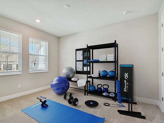 Sawgrass new construction home plan flex room by William Ryan Homes