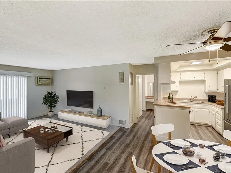 Living room of a two bedroom