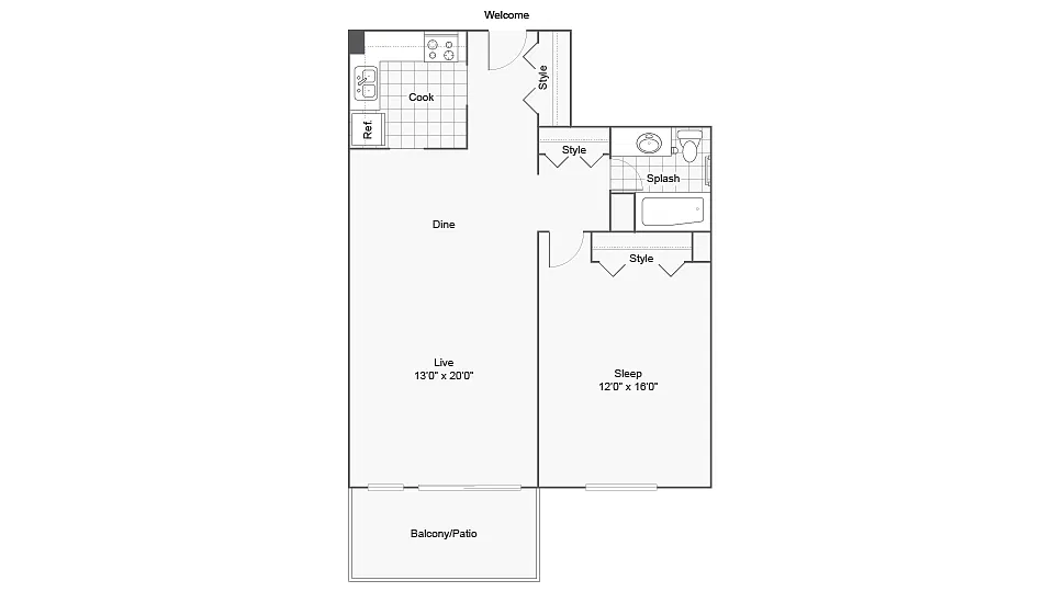 Floor plan Amherst