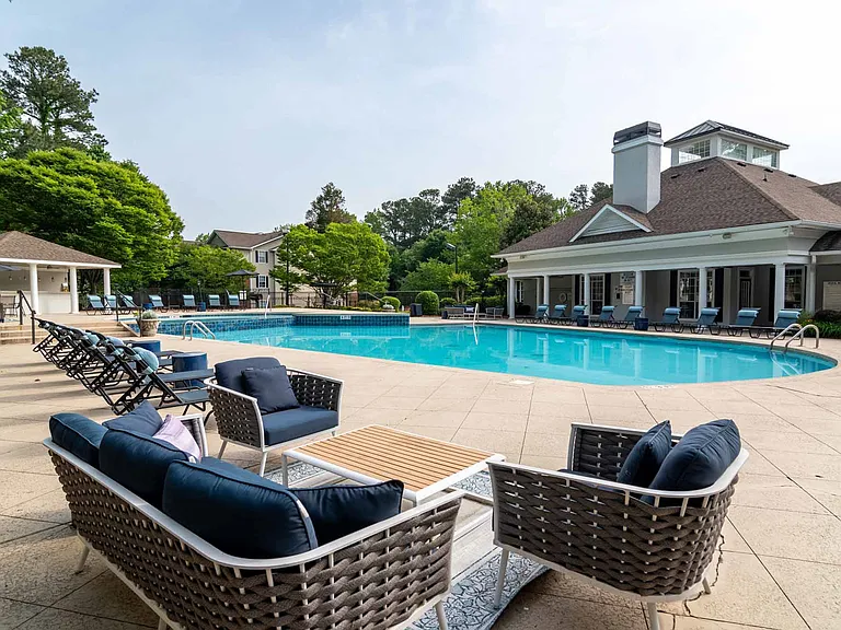 Expansive Pool Area
