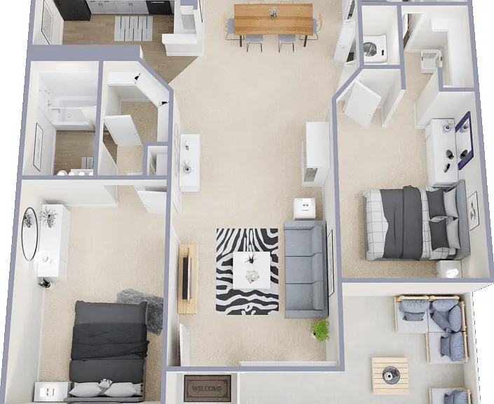 Plan A Floorplan Diagram