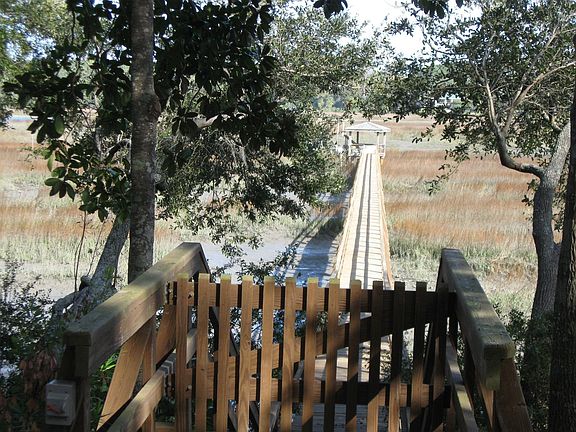 Dock & Boat Lift at Rear of House