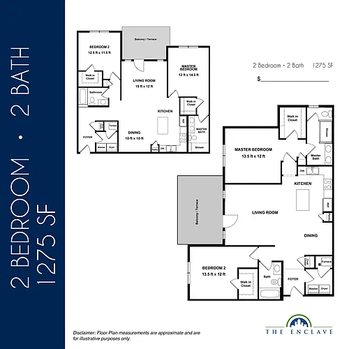 Floor plan EN-TM-BR: 2B2B-1275