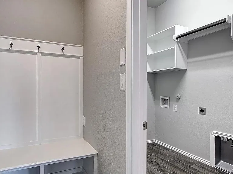 Mud Room and Laundry (gas or electric connections available.