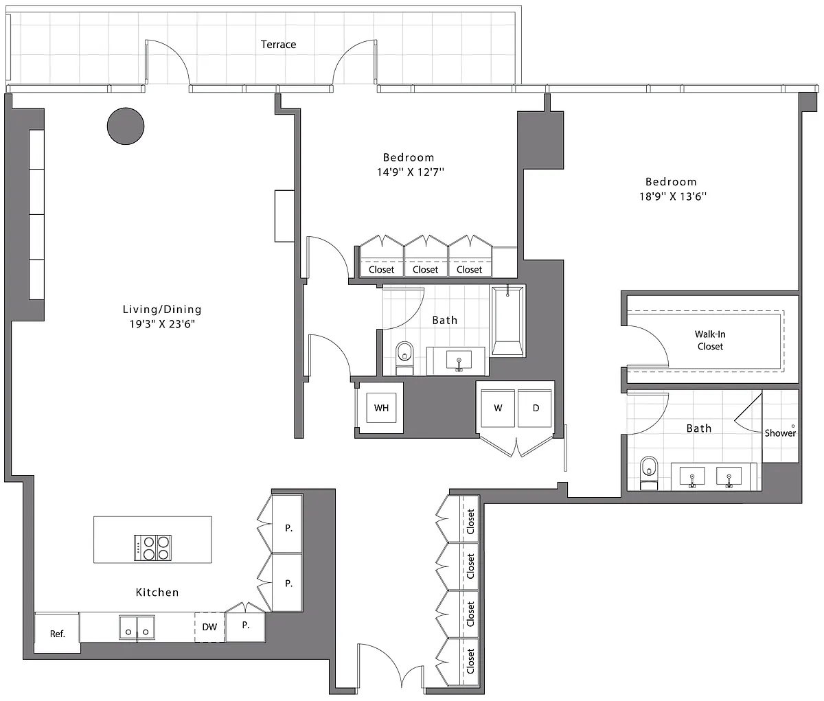 Floor plan B14PH