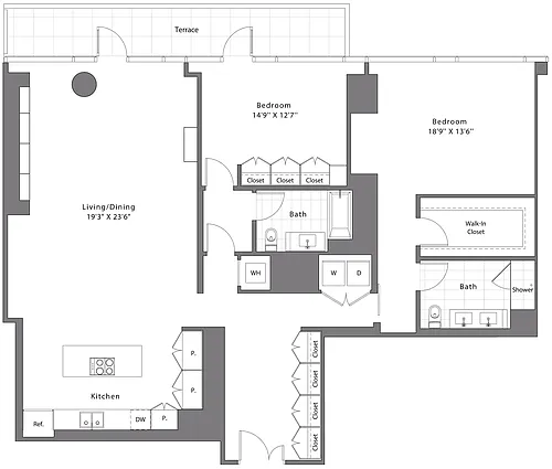 Floor plan B14PH