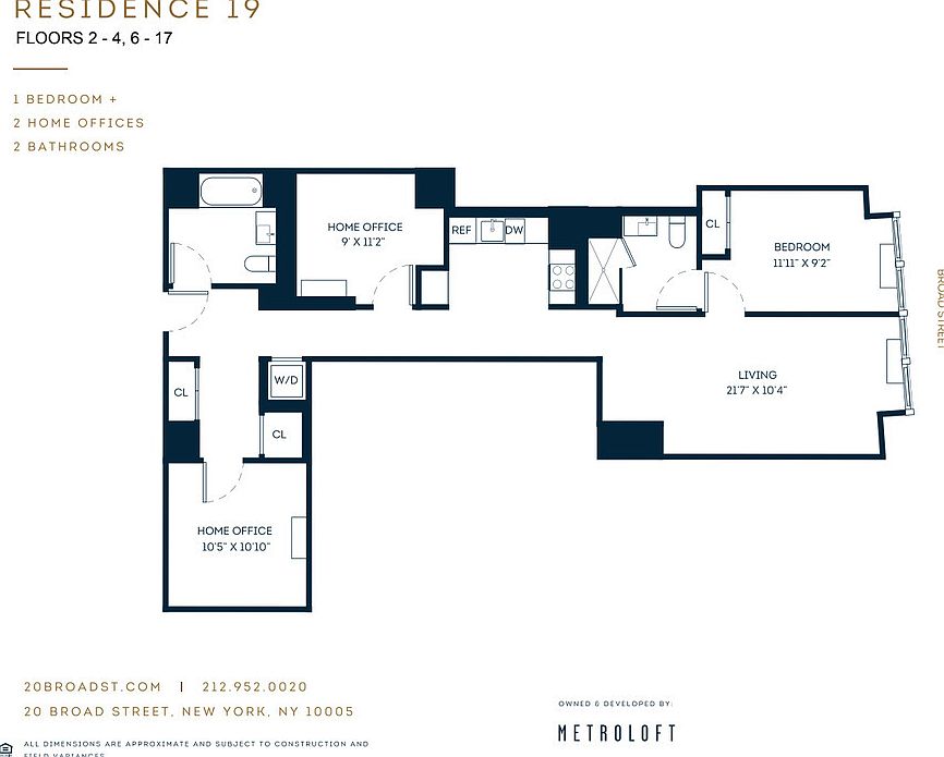 2nd image of 20 Broad St #1419