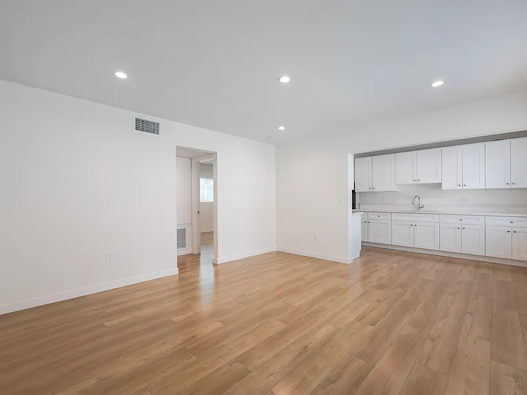 Main Living Area Leading into Bedroom & Bathroom