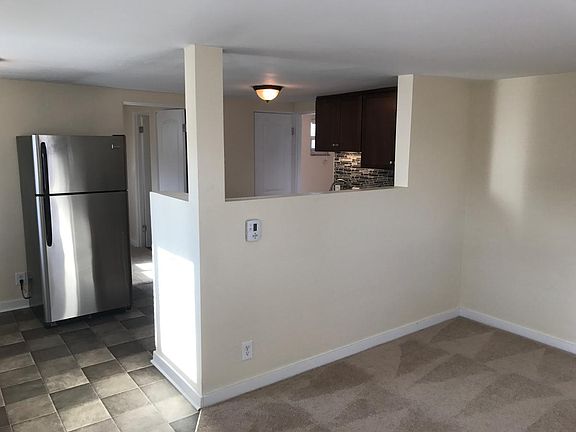 Kitchen area from the living room.