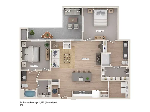 Floor plan B4