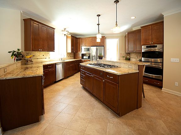 Gourmet granite kitchen.