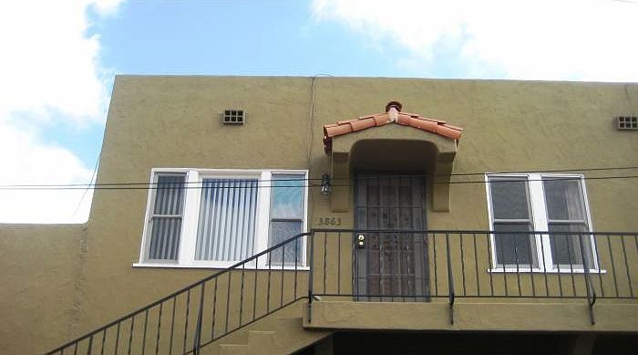 Front of Apt.