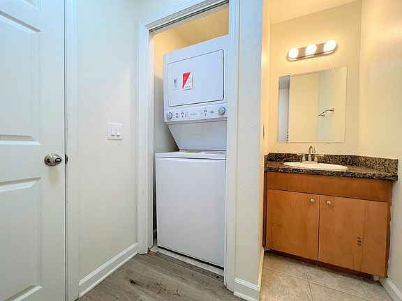 In Unit Laundry Room with Washer and Dryer
