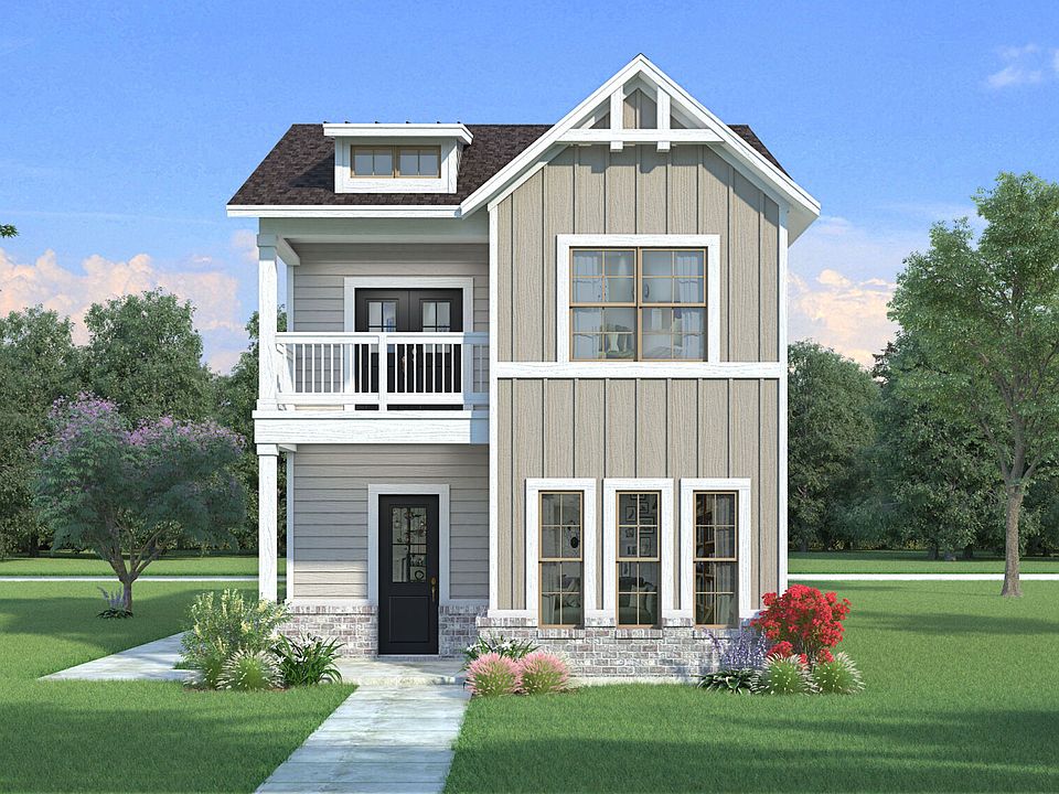 The San Marino - Farmhouse Elevation