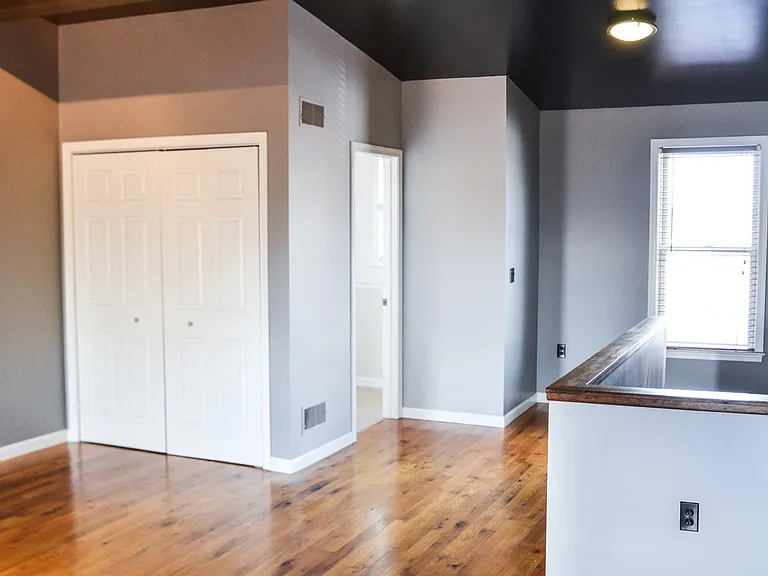 Lofted master bedroom