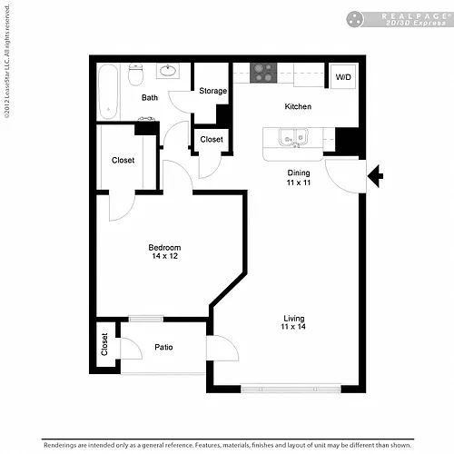 Floor plan The Dover
