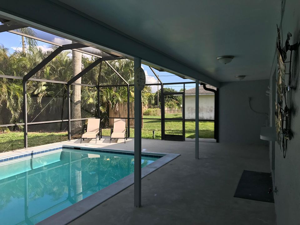 Private pool with screened lanai