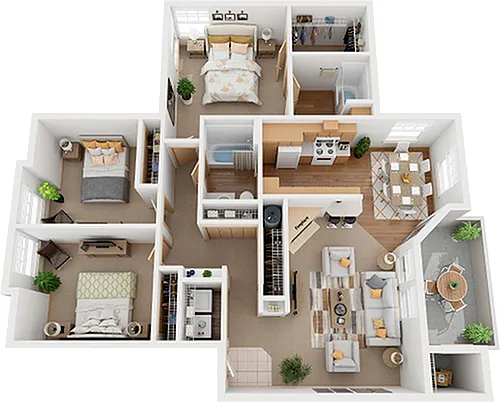 Floor plan Platinum Plus