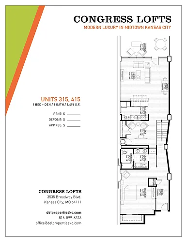 Floor plan 315 -415