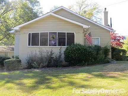 screened in porch with a great view