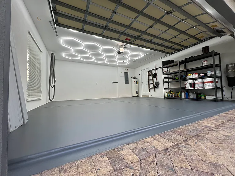 2 car garage with EV Charging